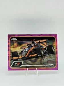 TOMMY SMITH 2024 Topps Chrome Formula 1 F1 F3 #135 Fuchsia Lava 012/225 - Picture 1 of 2