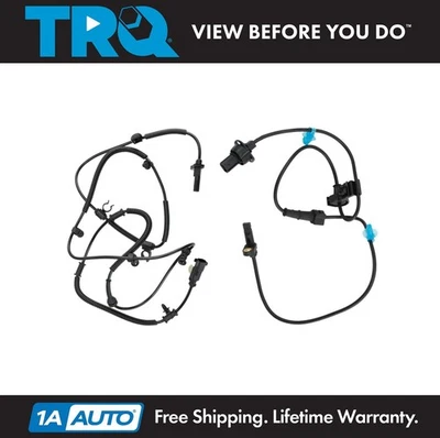 TRQ Rear ABS Wheel Speed Sensor Set Fits 2011-2014 Ford F-150 - Image 1 of 4