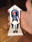 Vintage Greek Evsona Soldier W Guard House Toy Aohna 1960'S Made In Greece (Jl)