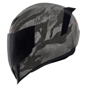 Icon Airflite Tigers Blood Motorcycle Motorbike Helmet - Grey / Black - Picture 1 of 3