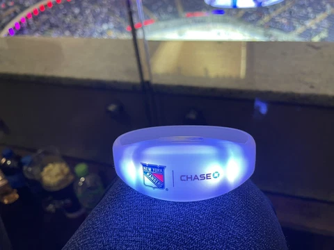 NHL New York Rangers 2023 Playoffs Light Up Bracelet MSG SGA Cover