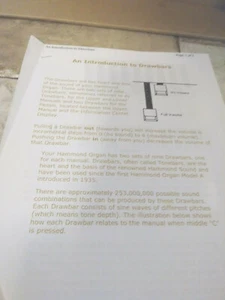 HAMONDORGEL EINFÜHRUNG IN DIE DEICHSEL Anleitung 2014 - Bild 1 von 3