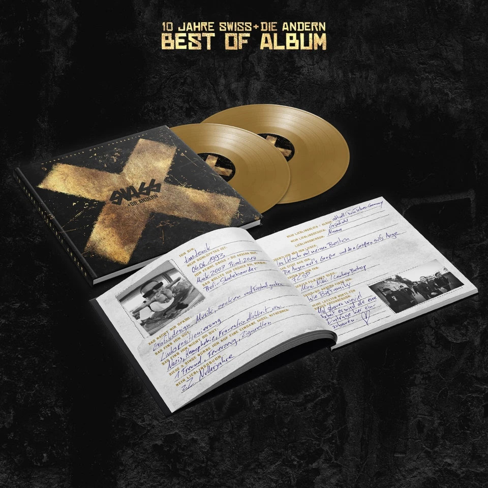 10 Jahre Swiss & Die Andern - Best Of Album | Ltd. Gold Vinyl Freundbuch Neu OVP - Bild 1 von 1