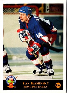 1994 Classic Pro Prospects Yan Kaminsky #185 Moncton Hawks
