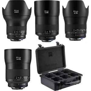 Zeiss Milvus 21mm f/2.8, 35mm f/2, 50mm and 85mm f/1.4 ZE Lens for Canon EF - Picture 1 of 11