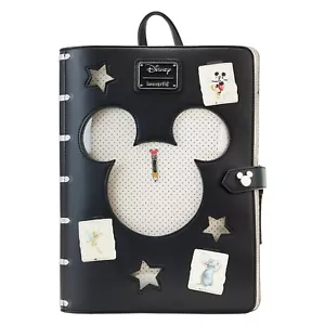 Mochila Loungefly Disney 100 aniversario cuaderno de bocetos prendedor comerciante - Imagen 1 de 8