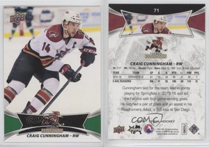 2016-17 Upper Deck AHL Green Craig Cunningham #71