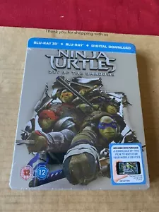 Teenage Mutant Ninja Turtles Out Of The Shadows 3D Blu ray Steelbook NEW/SEALED - Picture 1 of 4