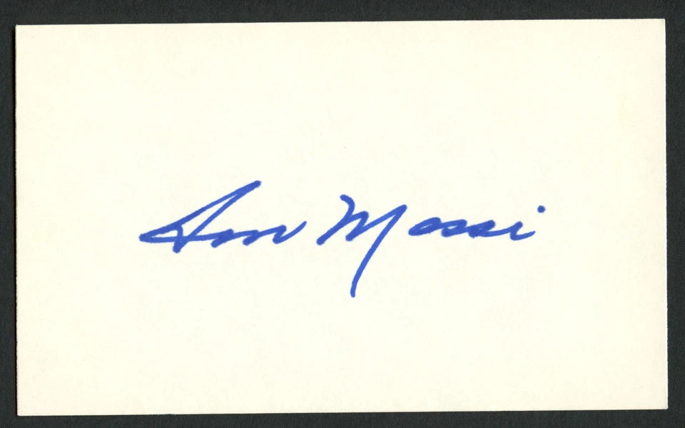 Tarjeta de índice autografiada firmada por Don Mossi 3x5 jugador de béisbol 8111-00 Foto 1 de 1