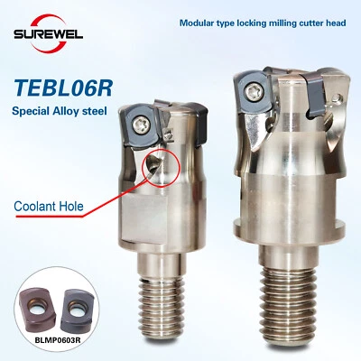 TEBL06R fast feed locking tooth type milling cutter head BLMP0603R Inserts - Image 1 of 4