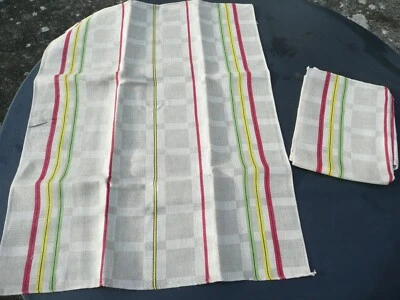 2 torchons métis rayé - Photo 1/3