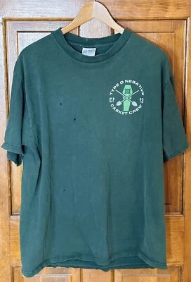 TYPE O NEGATIVE VINTAGE T-SHIRT XL CASKET CREW Express Yourself  Blue Grape 1995 - Image 1 of 4