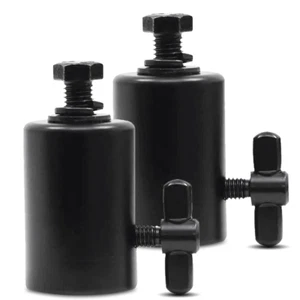Ultimax Paquete Doble Tapa Superior Grifo 26mm Soporte Montaje para Cabina de DJ Postes en Negro - Imagen 1 de 5
