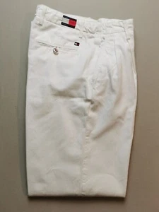 Tommy Hilfiger x Shawn Mendes Herren 28R Twill Weathered 100% Baumwolle Hose NEU - Bild 1 von 21