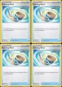 Pokemon TCG 4x Echoing Horn 136/198 Playset Chilling Reign NM - Picture 1 of 2