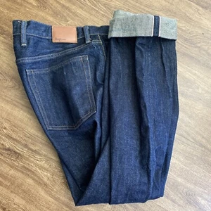 Gap 1969 Men’s Kaihara Jeans Japanese Selvedge Denim 36x30 Classic Button Fly - Picture 1 of 6