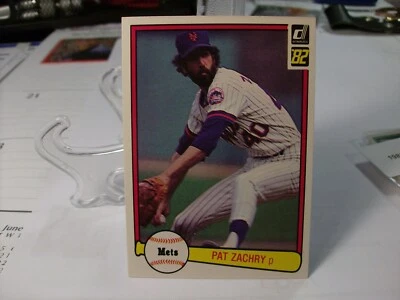 1982 Donruss Baseball  #254 - Pat Zachry - New York Mets    82-351 - Image 1 of 2