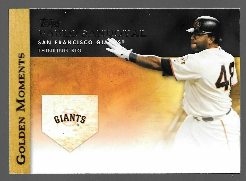 2012 Topps Series 2 Golden Moments #7 Pablo Sandoval (Giants) - Image 1 of 1