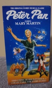 Peter Pan VHS Video Tape 1989 Mary Martin - Picture 1 of 5