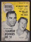 BASEBALL DIGEST Yogi Berra Whitey Ford Joe DiMaggio Ted Williams + 1 1951