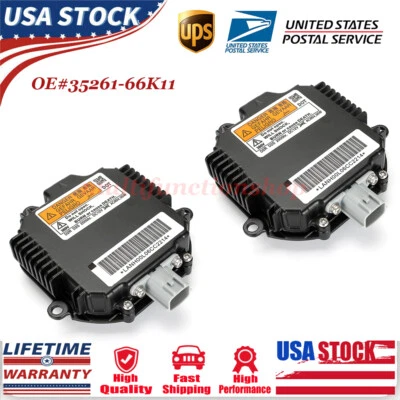 2PCS For Infiniti G37 3.7L HID Xenon Headlight Ballast 2008 2009 2010 2011 2012 - Image 1 of 4