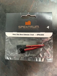 B112 Spectrum R/C Heavy Duty Servo Extension Lead 3" SPMA3000 NOS - Picture 1 of 2