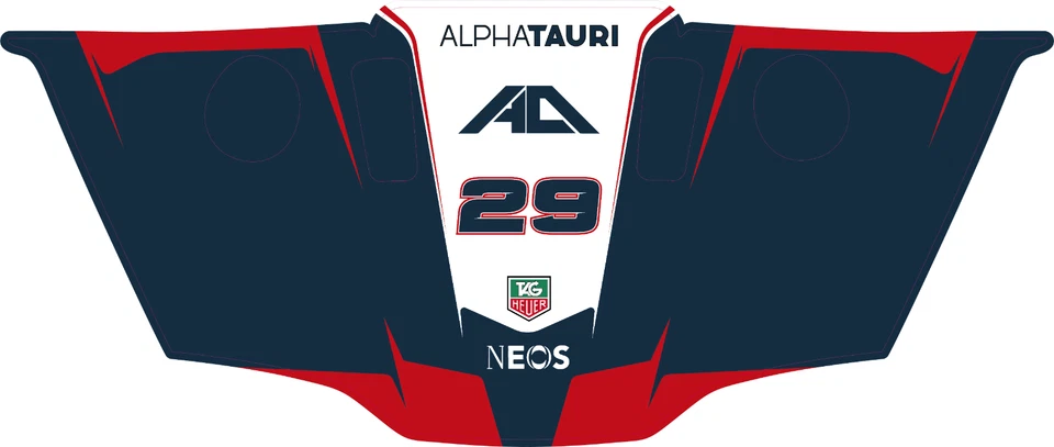 Alpha Skin for Logitech G29 G920 G27 G25 - Custom Vinyl Decal Sticker Graphic - Image 1 of 1