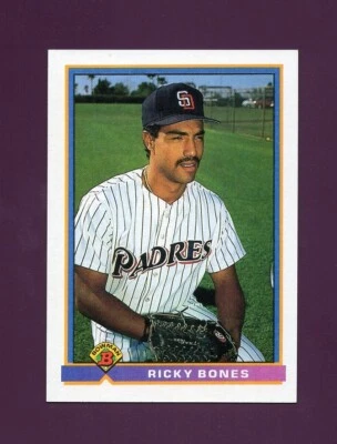 Ricky Bones 1991 Bowman #643 San Diego Padres - Image 1 of 2