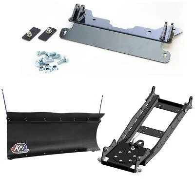 KFI Snow Plow Kit 60" For Can-Am Defender HD8 (800) 2016-2020 (Pro-Poly) - Image 1 of 3