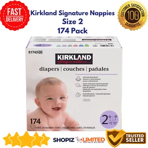 Kirkland Signature Baby Windeln Größe 2 Windeln 5-8 kg atmungsaktiv Packung 174 Windeln - Bild 1 von 3