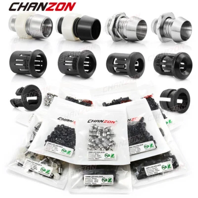 3mm 5mm 8mm 10mm LED Holder Socket Clip Bezel Light Diode Cover Mount Panel Blub - Image 1 of 4