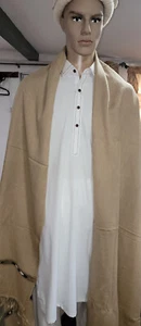 Blanket High Quality Handmade Men Wool Shawl - Picture 1 of 6