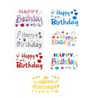 Happy-Birthday Balloons Stickers Transparent Balloons Paster Decoration