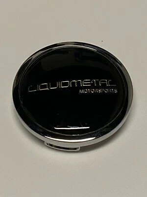 Liquidmetal Motorsports Snap In Black Wheel Rim Cover Center Cap BC-622 (86145) - Image 1 of 3