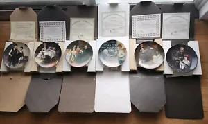 Lotto di 6 piatti da collezione Norman Rockwell bambini CERTIFICATI E SCATOLA USATI IN OTTIME CONDIZIONI #8 - Foto 1 di 22
