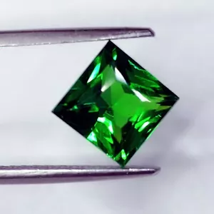 Piedra preciosa suelta granate verde tsavorita certificada natural de 5,37 quilates AAA+ gema de calidad - Imagen 1 de 8