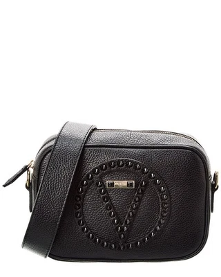 Valentino By Mario Valentino Mia Rock Leather Crossbody Women's Black - Image 1 of 4