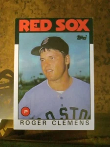 ROGER CLEMENS 1986 Topps ⚾️ #661 BOSTON RED SOX HOF - Picture 1 of 4