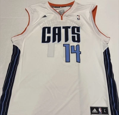 ADIDAS CHARLOTTE BOBCATS #14 BOBCATS L JERSEY  Micheal kidd-gilchrist - Image 1 of 4