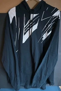NIKE Air Jordan Hoodie Sweatshirt Black & White Grafik Herren XXL 100% Baumwolle - Bild 1 von 10