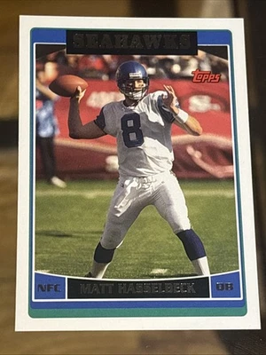 Matt Hasselbeck, 2006 Topps, #213, Seattle Seahawks Football Card - Image 1 of 2