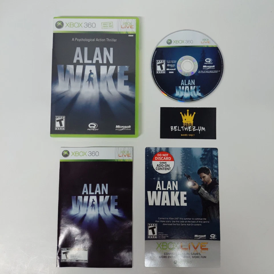 Alan Wake (Xbox 360) CIB EN Manual - Image 1 of 4
