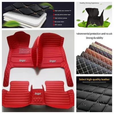 For Volvo V40 V60 V70 V90 Car Floor Mats Auto Carpets Liners Custom All Weather Foto 1 de 4