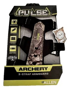 Archery Arm Guard ~ Allen Pulse Realtree Edge ~ Lightweight Adjustable ~ New - Picture 1 of 5