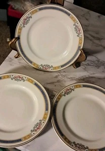 Set Of 6 Dessert Plates Antique Limoges B&C France Beautiful Floral Design - Picture 1 of 4
