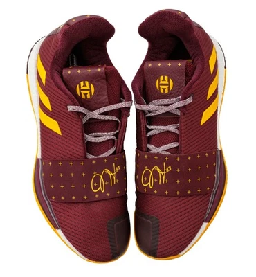 Adidas James Harden VOL. 3 Ultra Boost Burgundy Yellow Lucky Man US 12.5 D97181 - Image 1 of 4