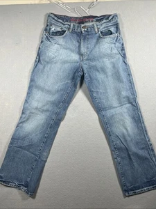 Vintage Cremieux Jeans Herren 33x32 Blau Relaxed Y2K Medium Wash Denim Baggy - Bild 1 von 12