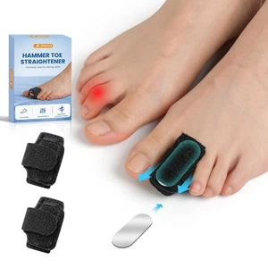 Hammerzehenkorrektor für Damen & Herren - 2 Stück Hammerzehenglätter mit Alu... - Bild 1 von 6