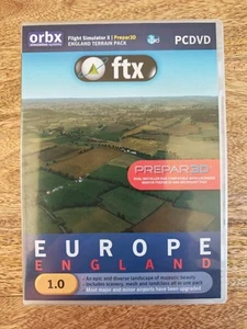 Flight Simulator X: EUROPE ENGLAND PC DVD Add-On (ORBX FTX) Microsoft FSX FS2004 - Picture 1 of 5