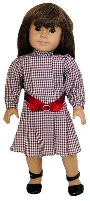 Samantha Parkington American Girl Doll Pleasant Co 80s Original Meet Outfit 18” - Image 1 of 4